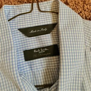 Paul Smith - Made in Italy - Blue Gingham 15/38